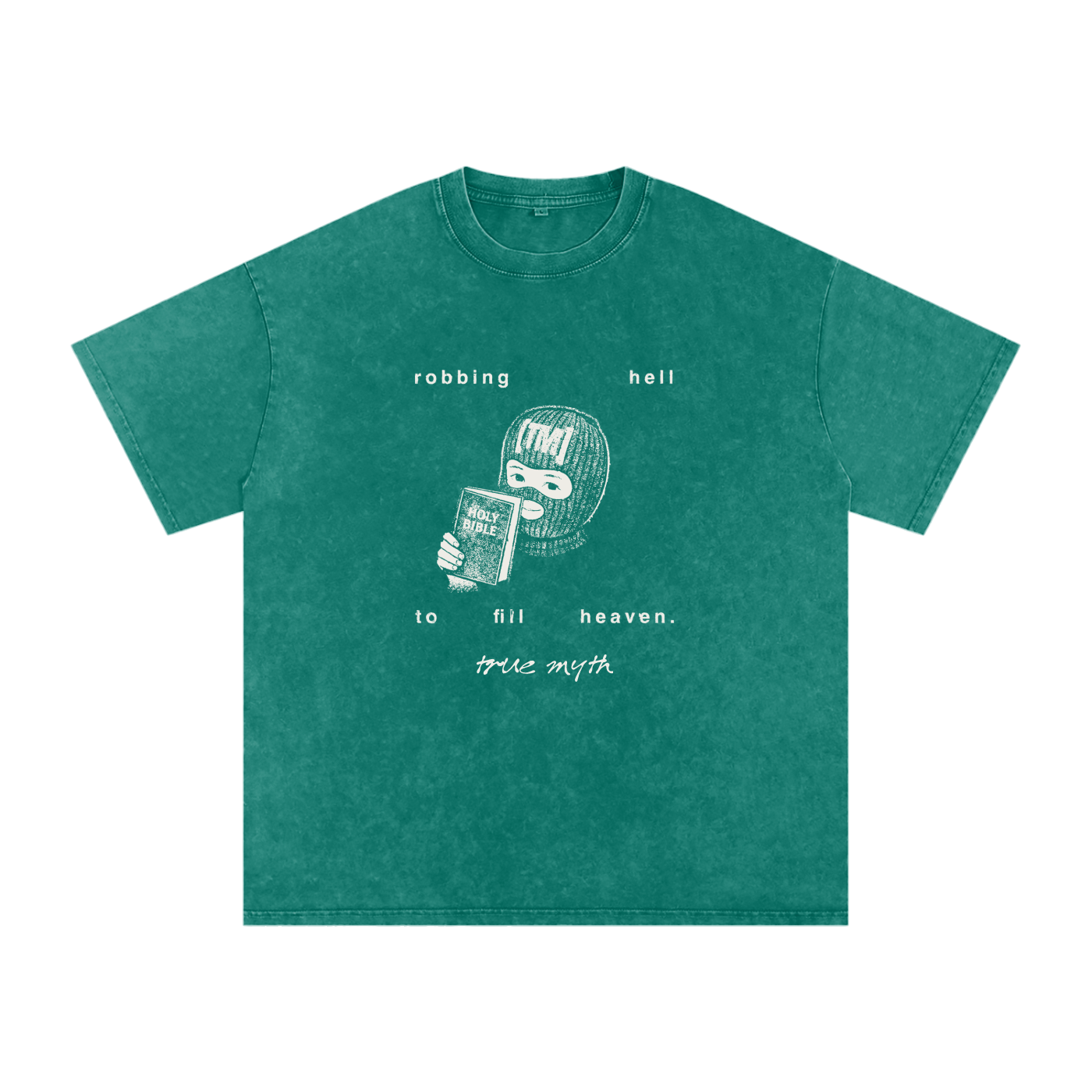 Faded Wash Loose Fit Tee | RGB Robbing Hell | Various Colors