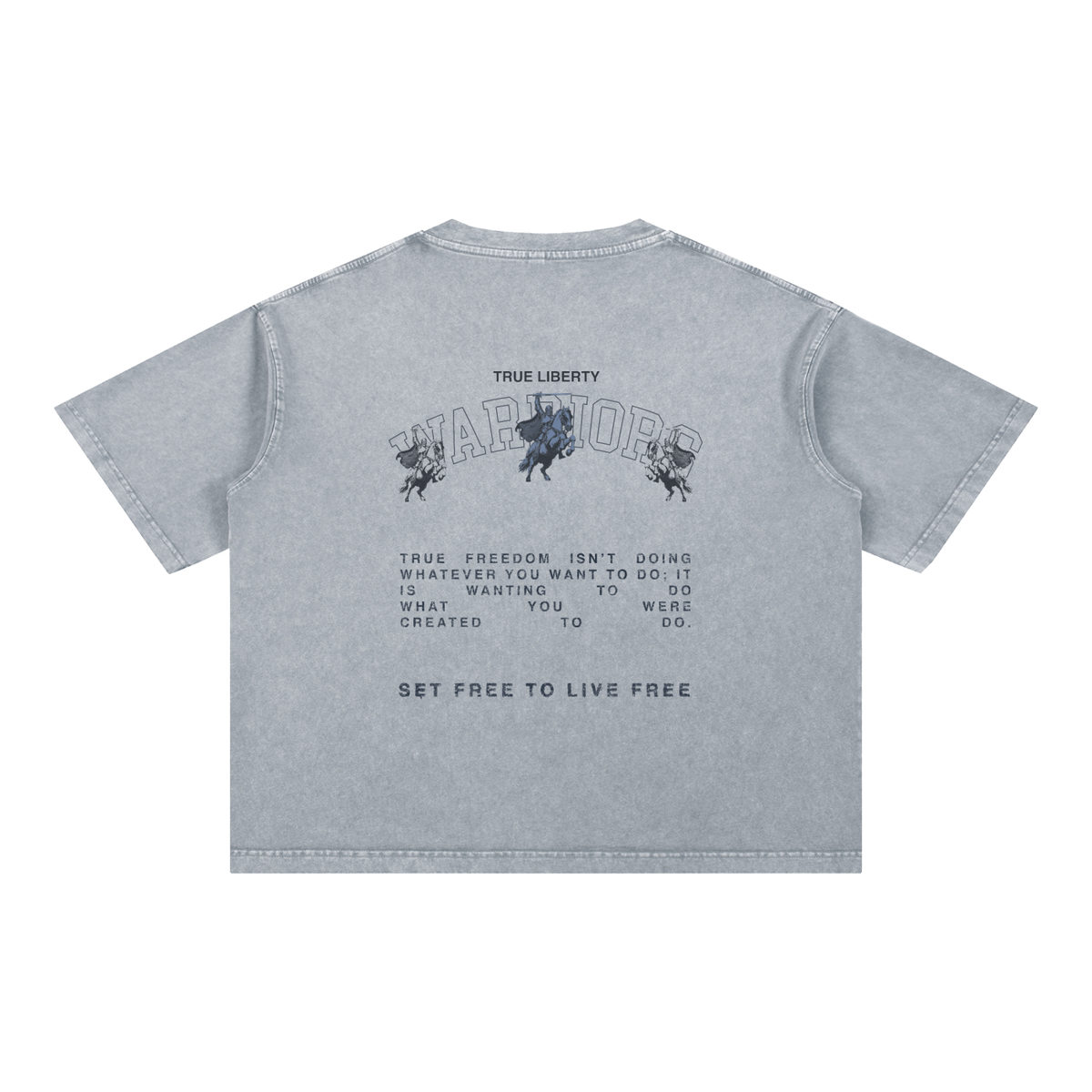 Boxy Cropped 3.0 | True Liberty | Various Colors