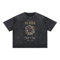 Mineral Wash Boxy Cotton T-Shirt