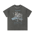 Faded Waffle Knit Loose Fit | War Against Sin | Faded Gray
