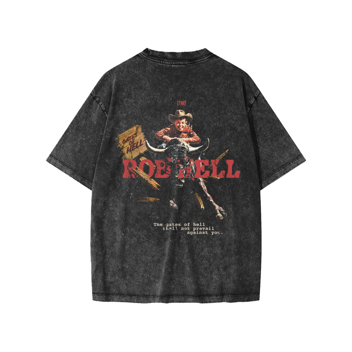 The Gates of Hell Will Not Prevail kids tee, black, photo 4