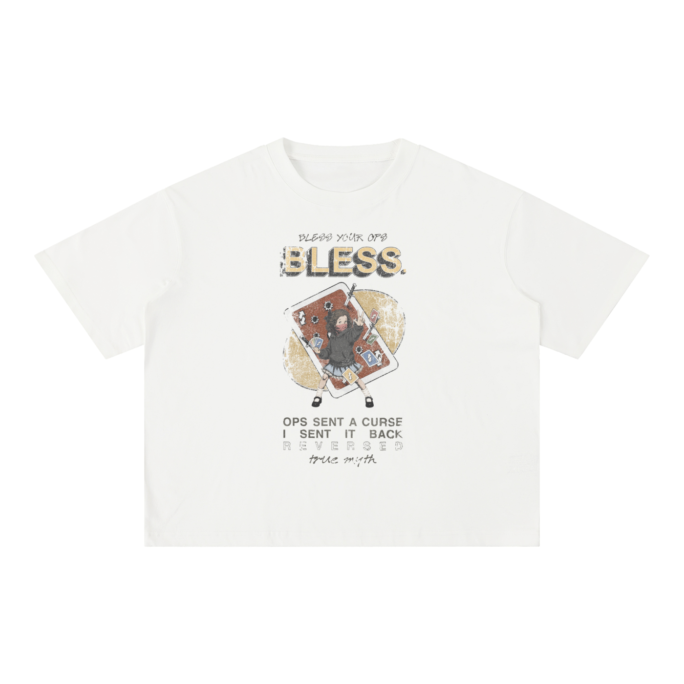 Mineral Wash Boxy Cotton T-Shirt