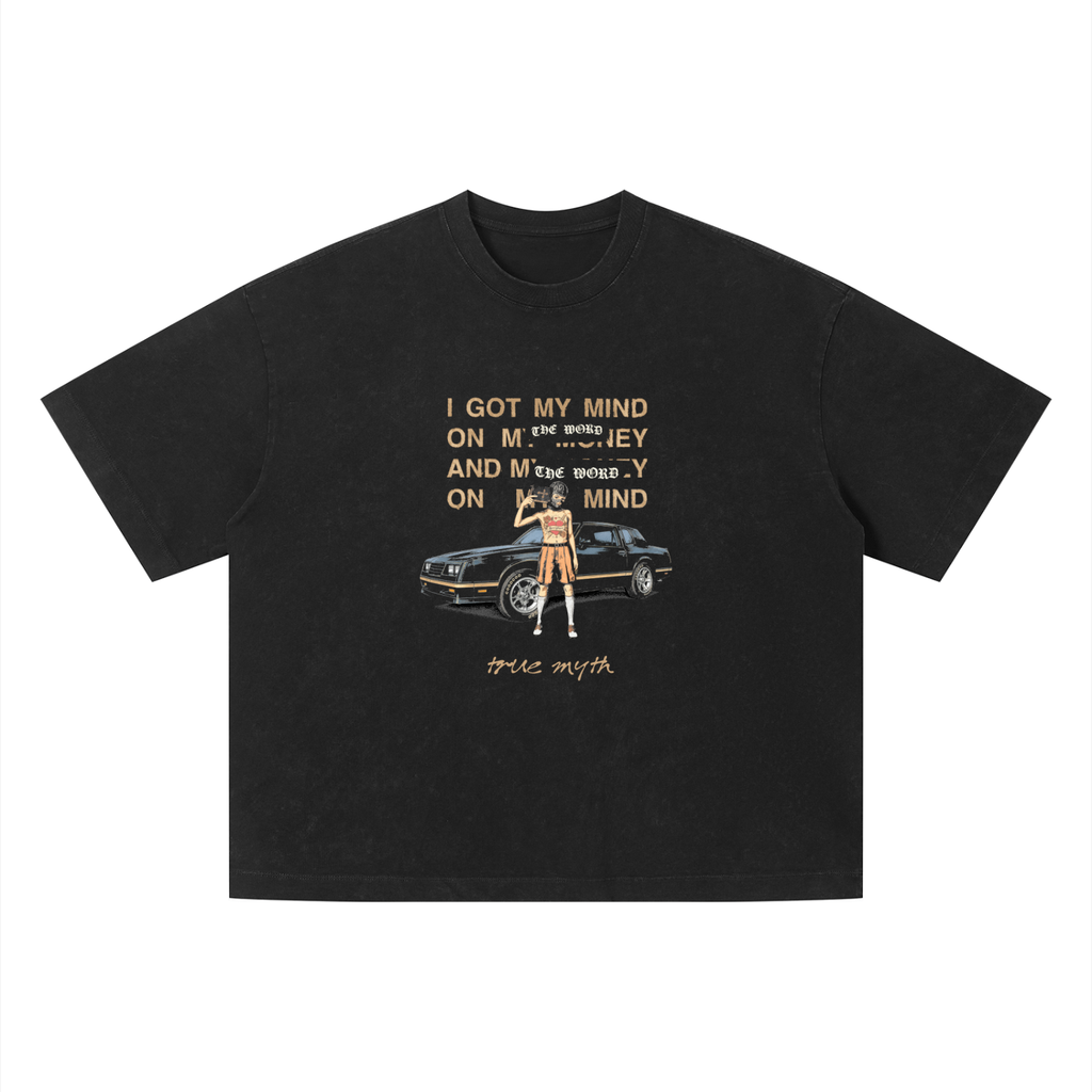 Unisex Vintage Wash Boxy T-Shirt