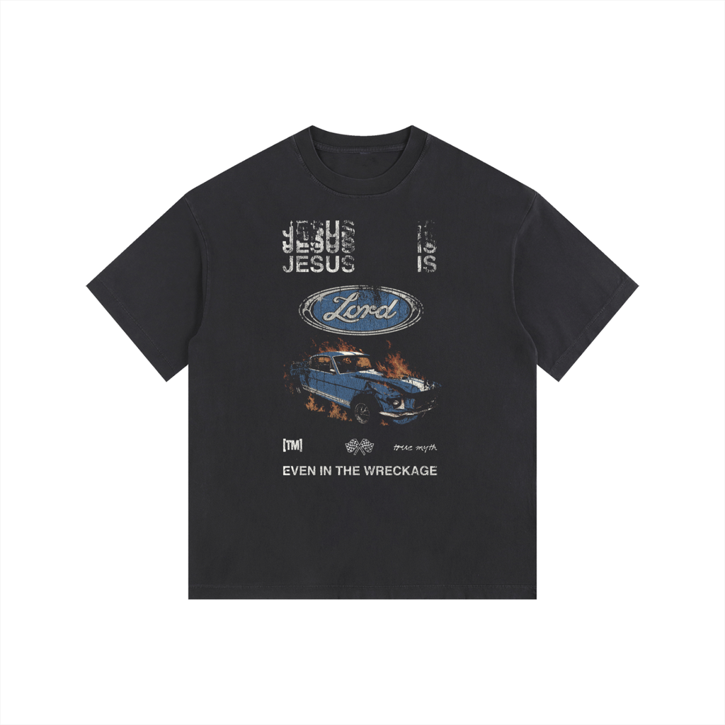 Vintage Washed Oversized Cotton T-Shirt