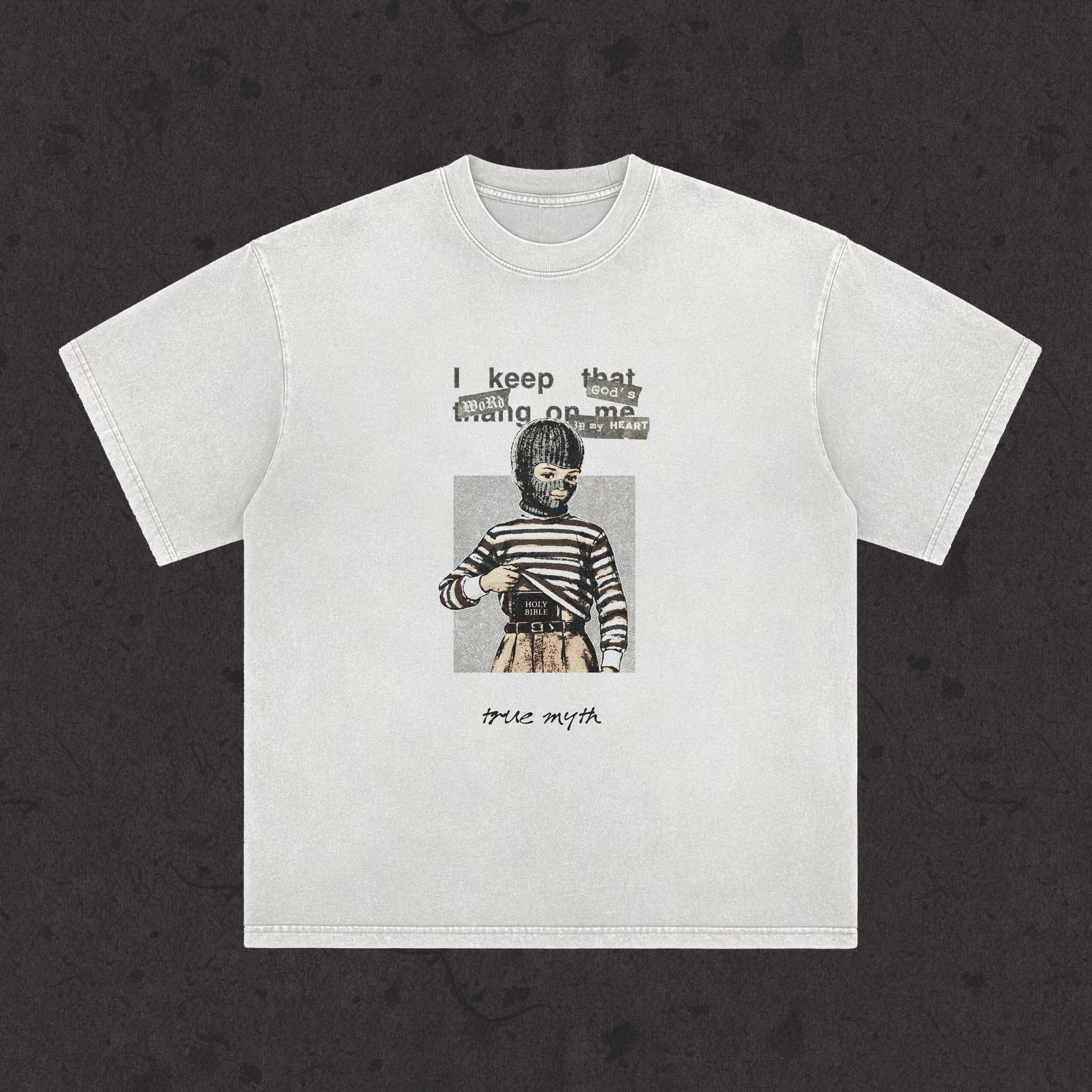 Retro Wash Loose Fit | Concealed Carry | Retro Wash White