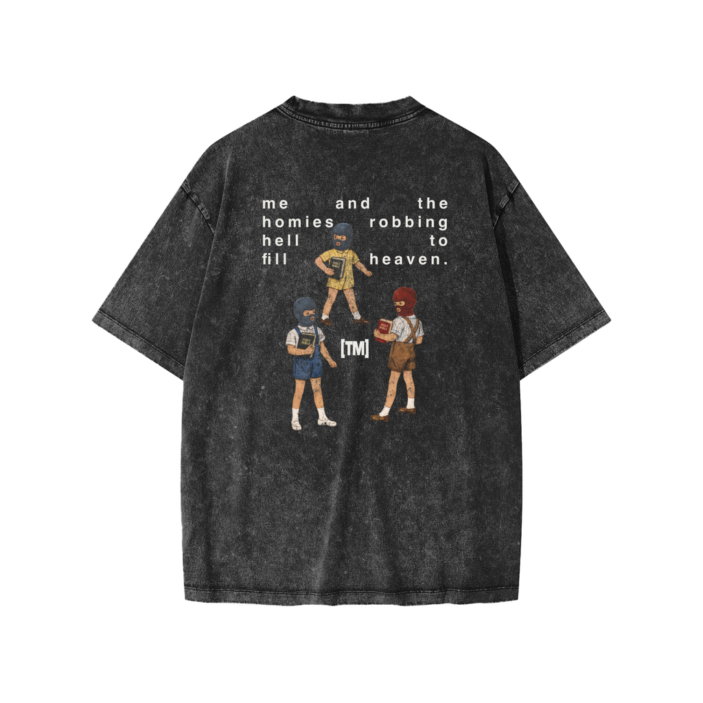 Robbing Hell To Fill Heaven kids tee, black, photo 4