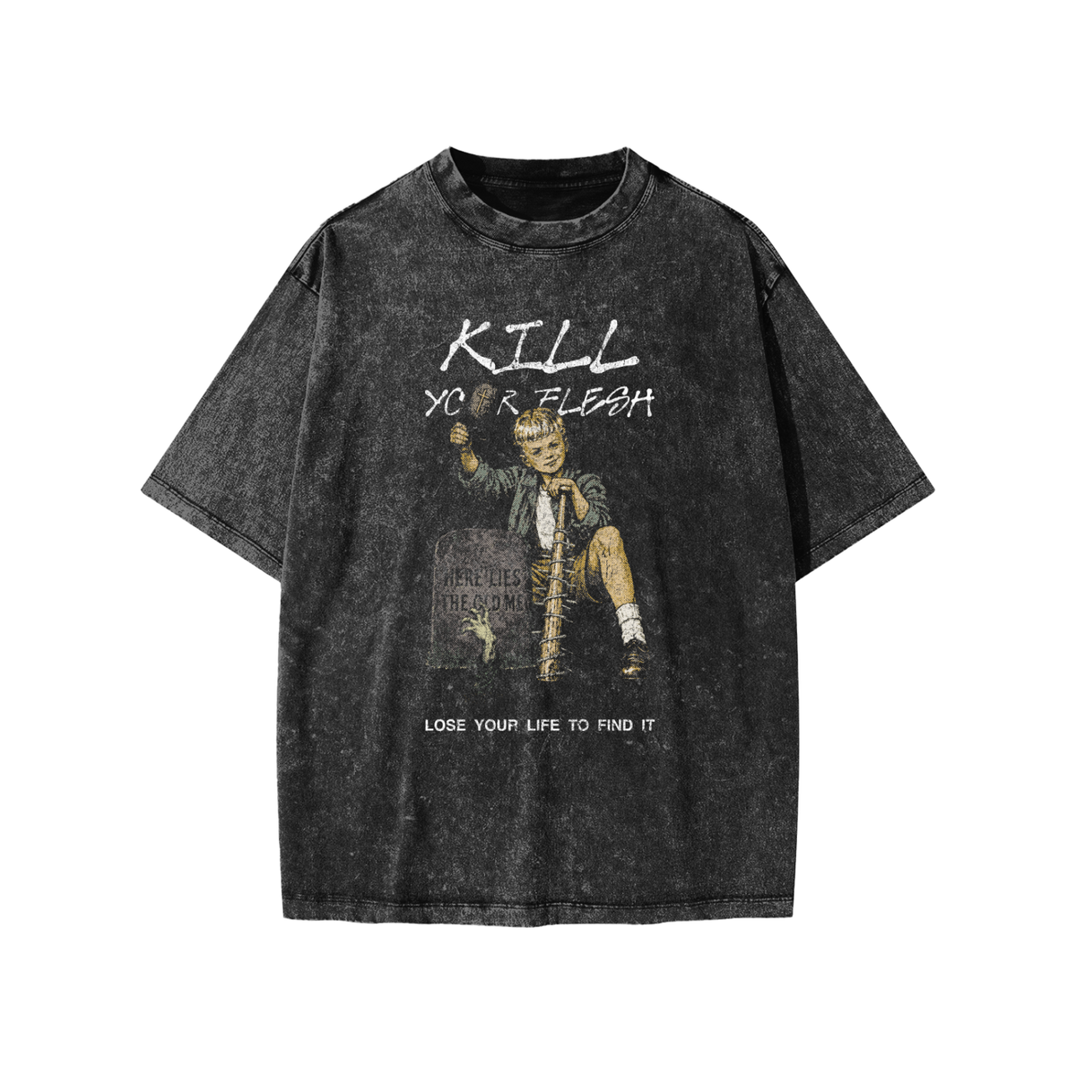 Kill Your Flesh kids tee, black, photo 3