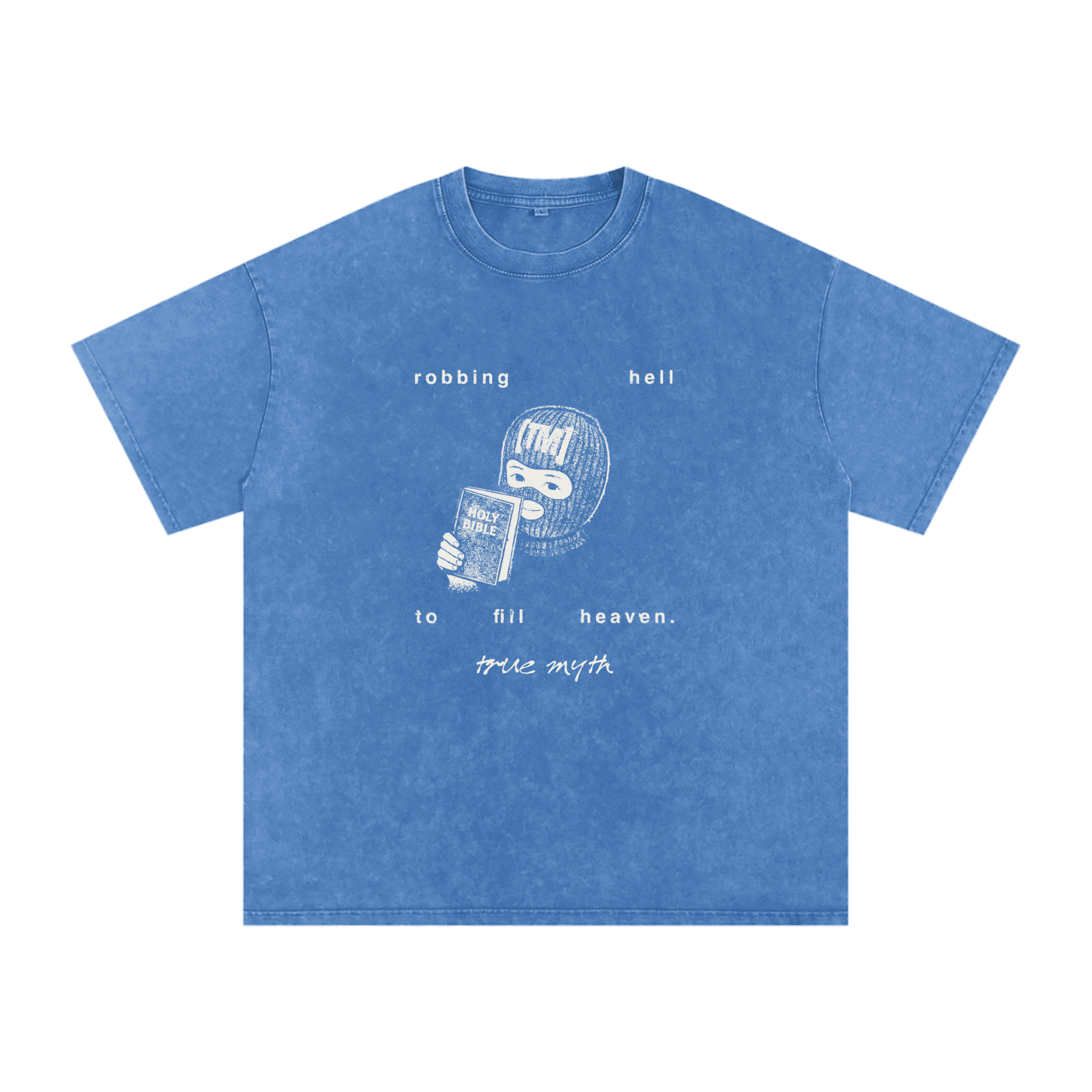Faded Wash Loose Fit Tee | RGB Robbing Hell | Various Colors