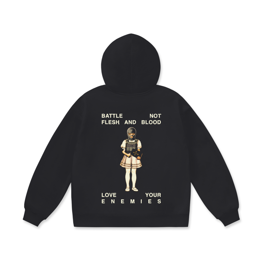Rules of Engagement 2XL & up hoodie, black, photo 5
