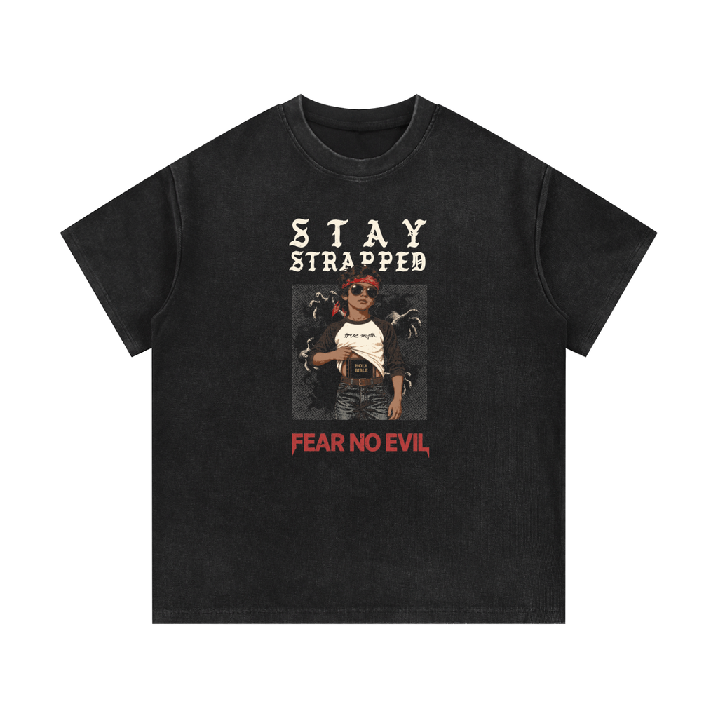 Mineral Wash Waffle Knit T-Shirt