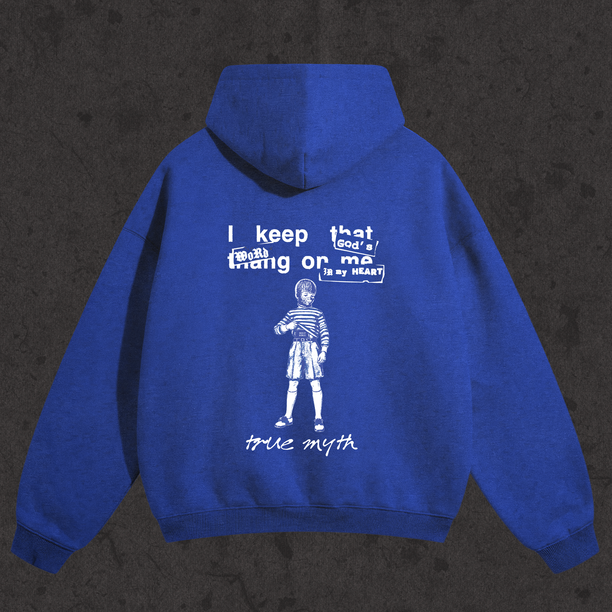 Oversized Plush Hoodie | RGB Concealed Carry Hoodie | Electric Blue
