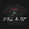 2XL & UP | Gates of Hell Will Not Prevail| Retro Wash Black