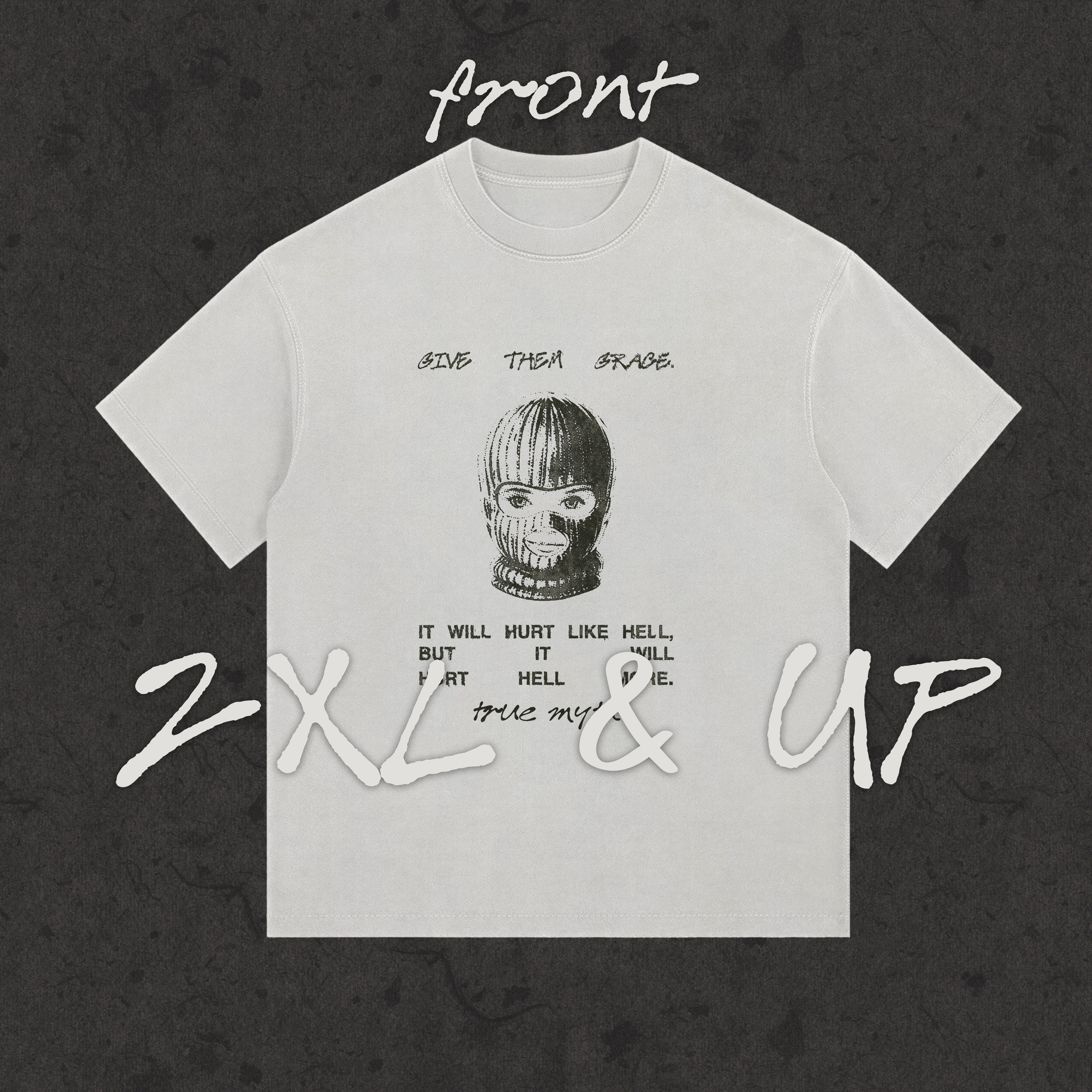 2XL & UP | Give Them Grace | White