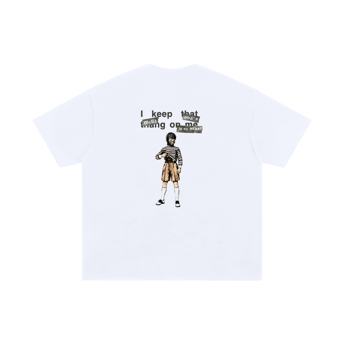Concealed Carry 2XL & up tee, white, photo 2