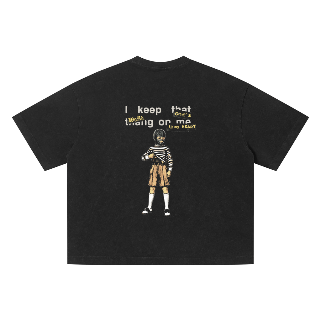 Boxy Cropped 2.0 | Concealed Carry | Faded Black