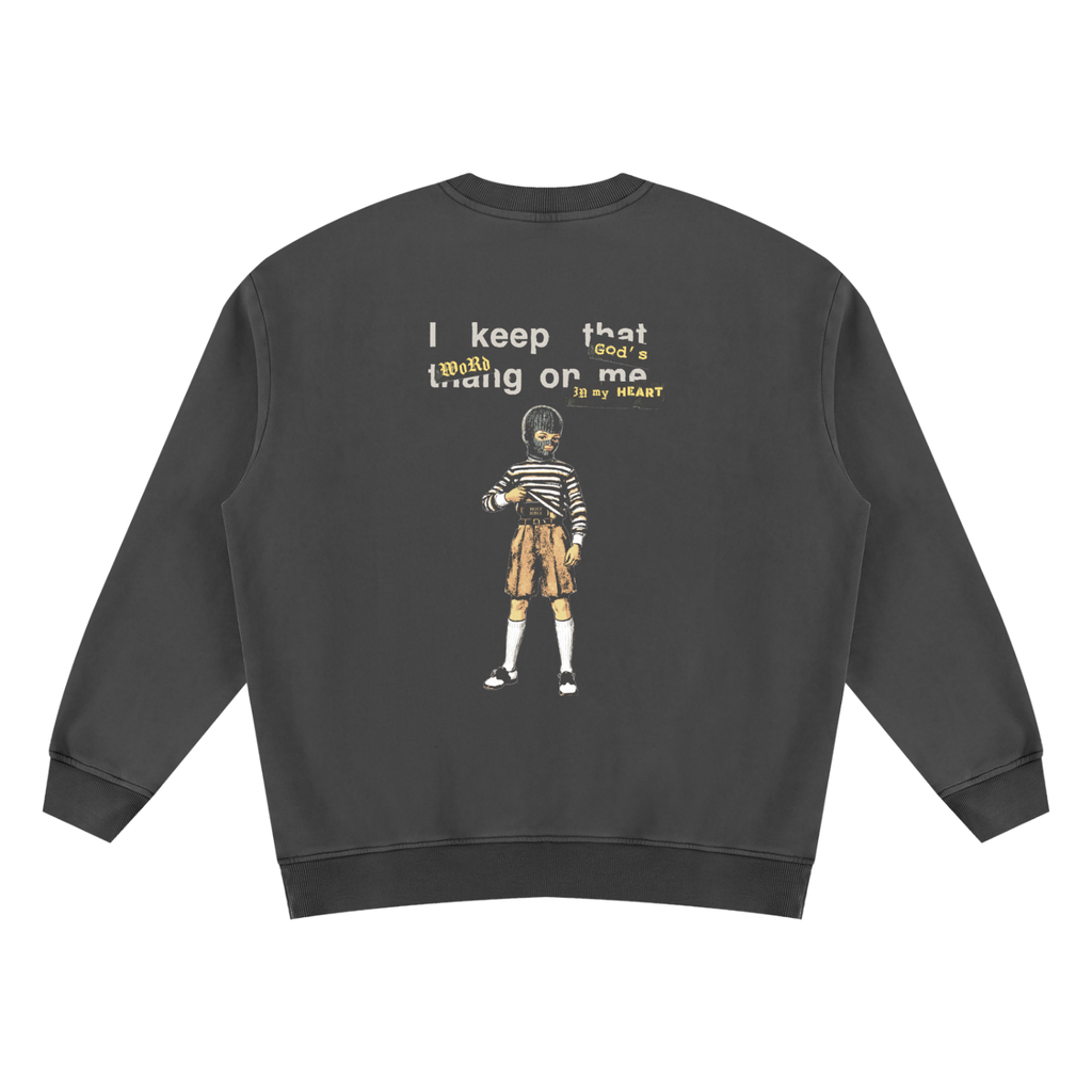 Concealed Carry sweatshirt, retro black, photo 4