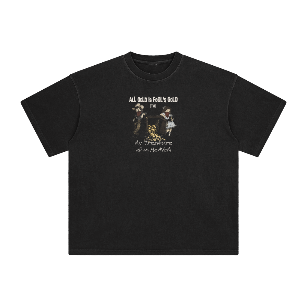 Retro Wash Loose Fit | All Gold is Fool's Gold | Retro Wash Black