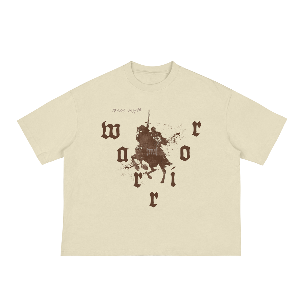 Boxy Cropped Tee (Ivory) | Warrior V/War Not Against Flesh and Blood