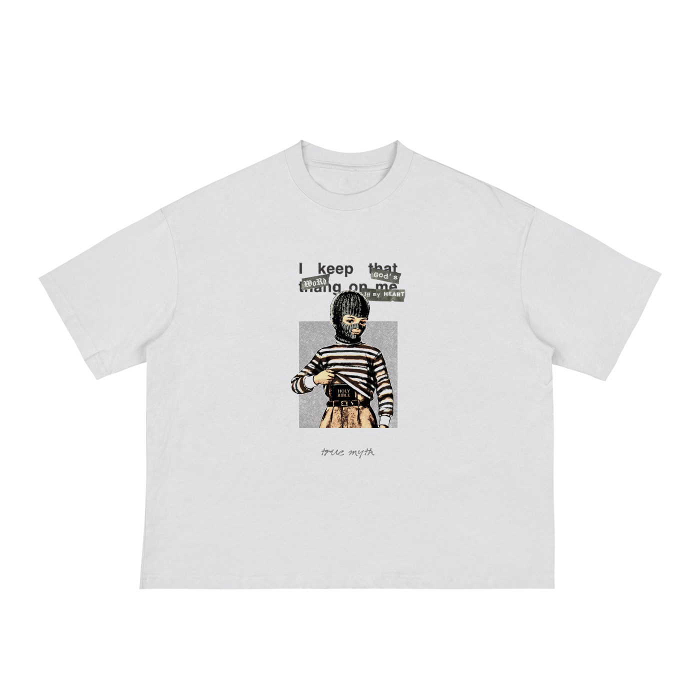 Boxy Cropped 1.0 | Concealed Carry | White