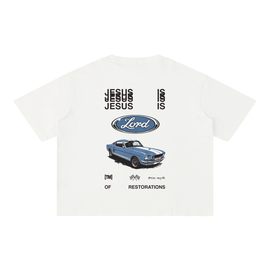 Mineral Wash Boxy Cotton T-Shirt
