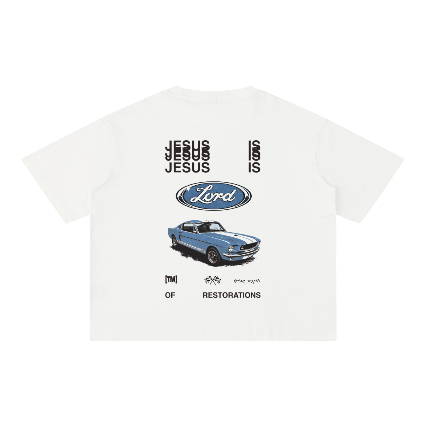 Mineral Wash Boxy Cotton T-Shirt