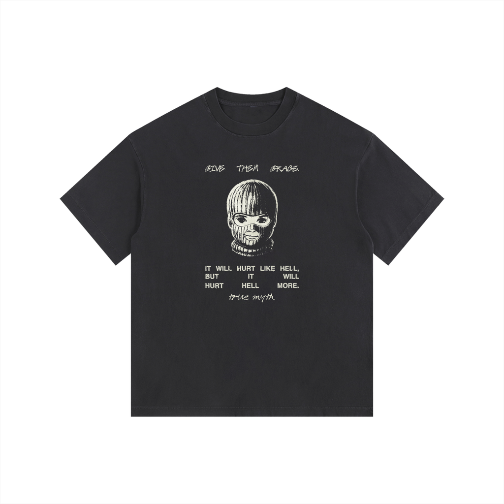 2XL & UP | Give Them Grace | Retro Wash Black