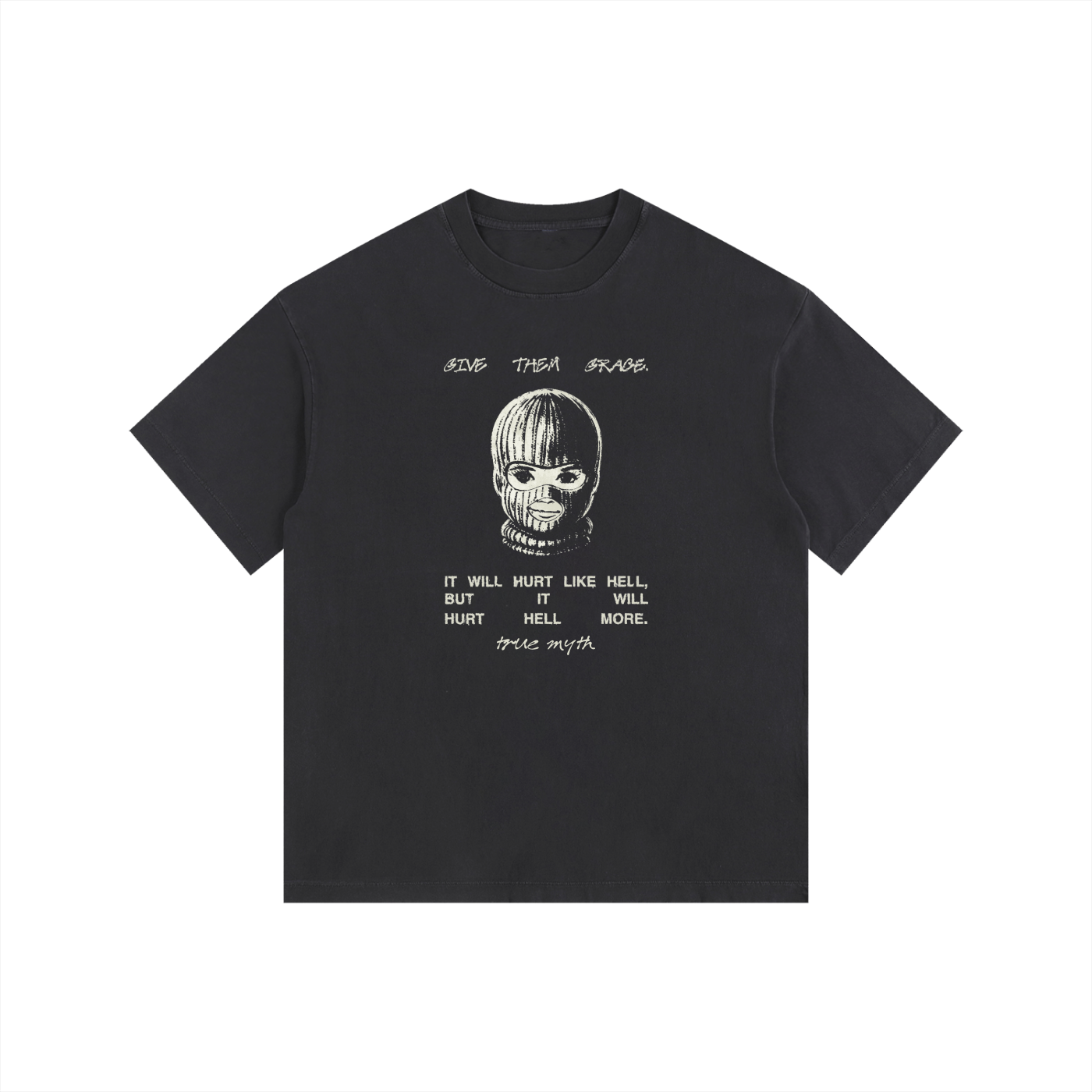 2XL & UP | Give Them Grace | Retro Wash Black