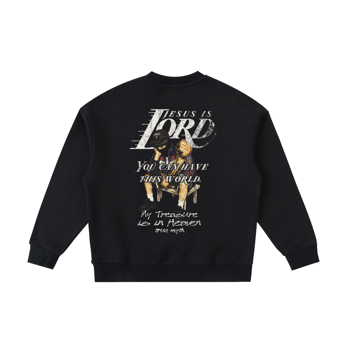 Jesus is Lord-Mamba Edition kids sweatshirt, black, photo 4