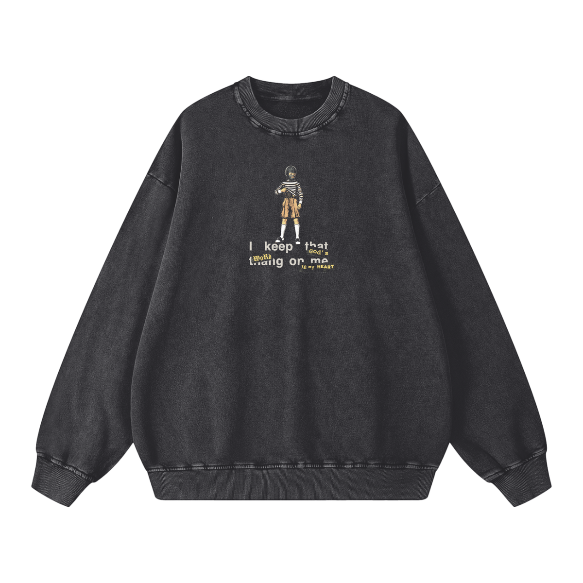 Snow Washed Oversized Sweatshirt
