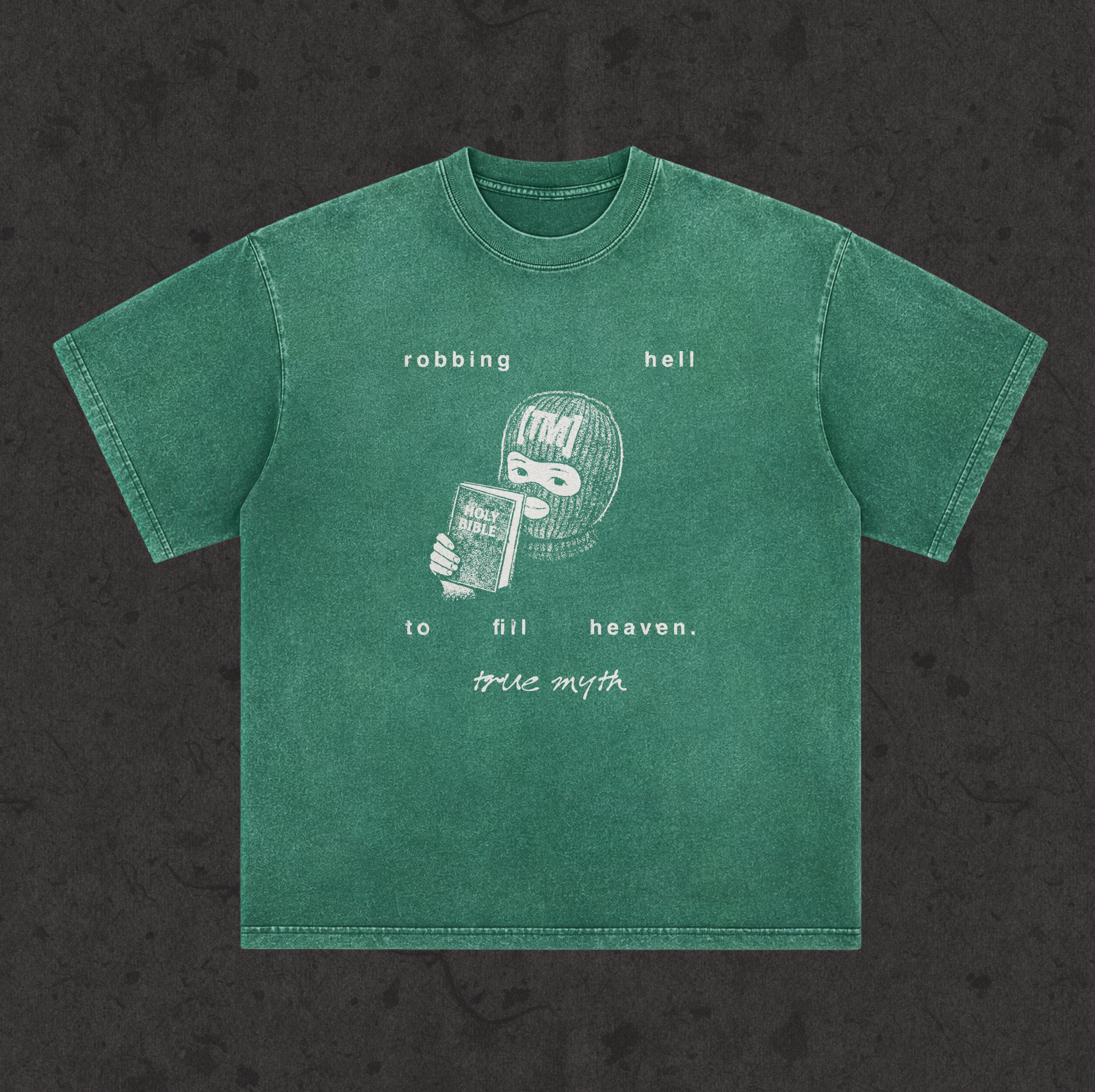 Faded Wash Loose Fit Tee | RGB Robbing Hell | Various Colors