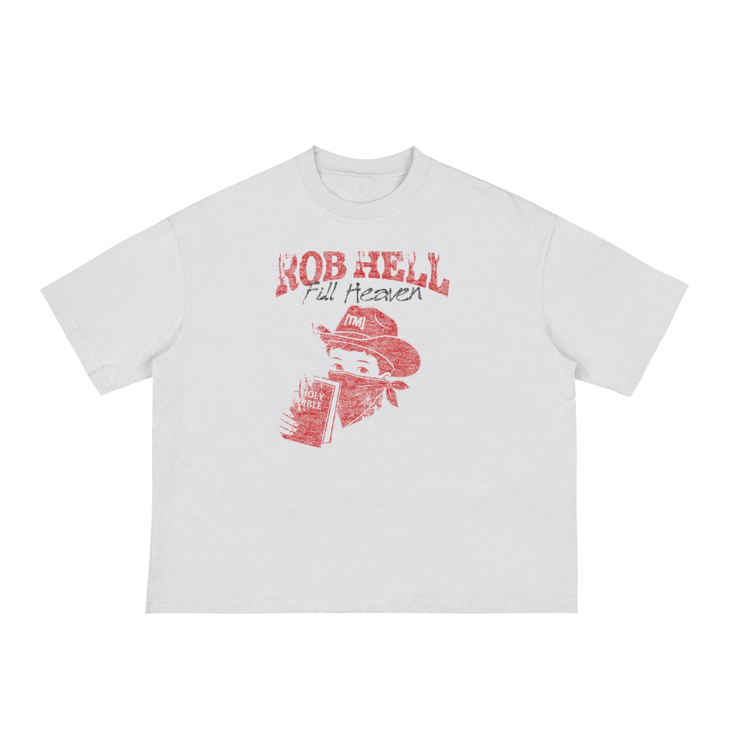 Boxy Cropped 1.0  | The Gates Of Hell Will Not Prevail | Fools Gold | White
