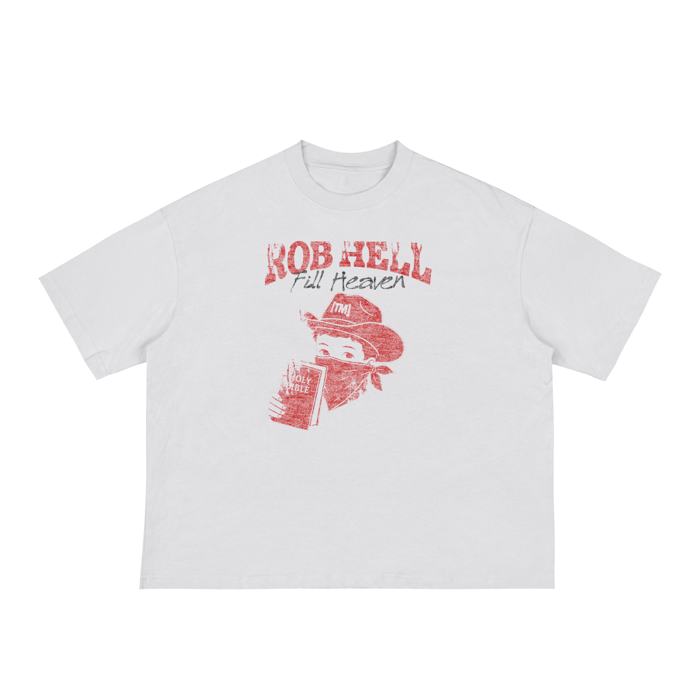 Boxy Cropped 1.0  | The Gates Of Hell Will Not Prevail | Fools Gold | White