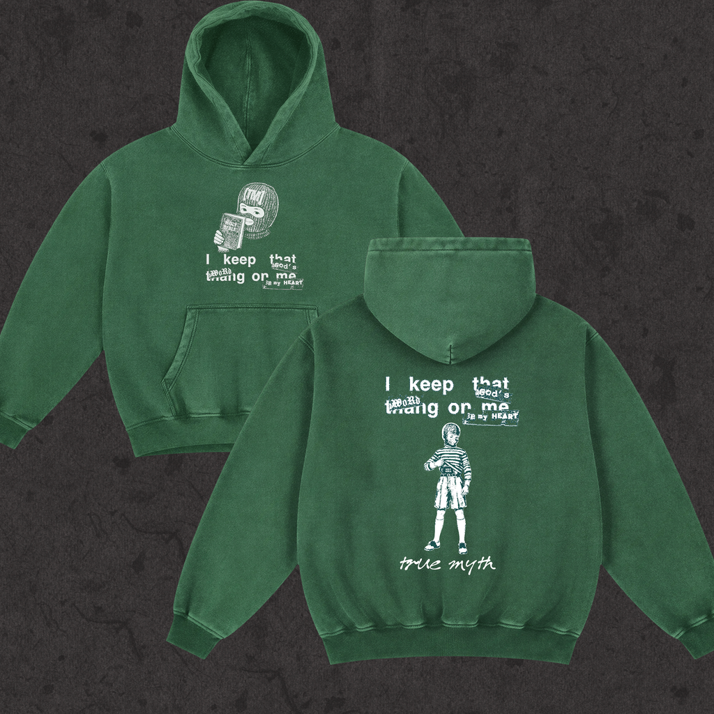 Faded Wash Oversize Hoodie | RGB Concealed Carry | Faded Wash Green