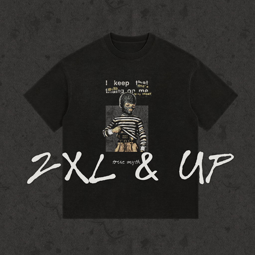 2XL & UP | Concealed Carry | Retro Wash Black