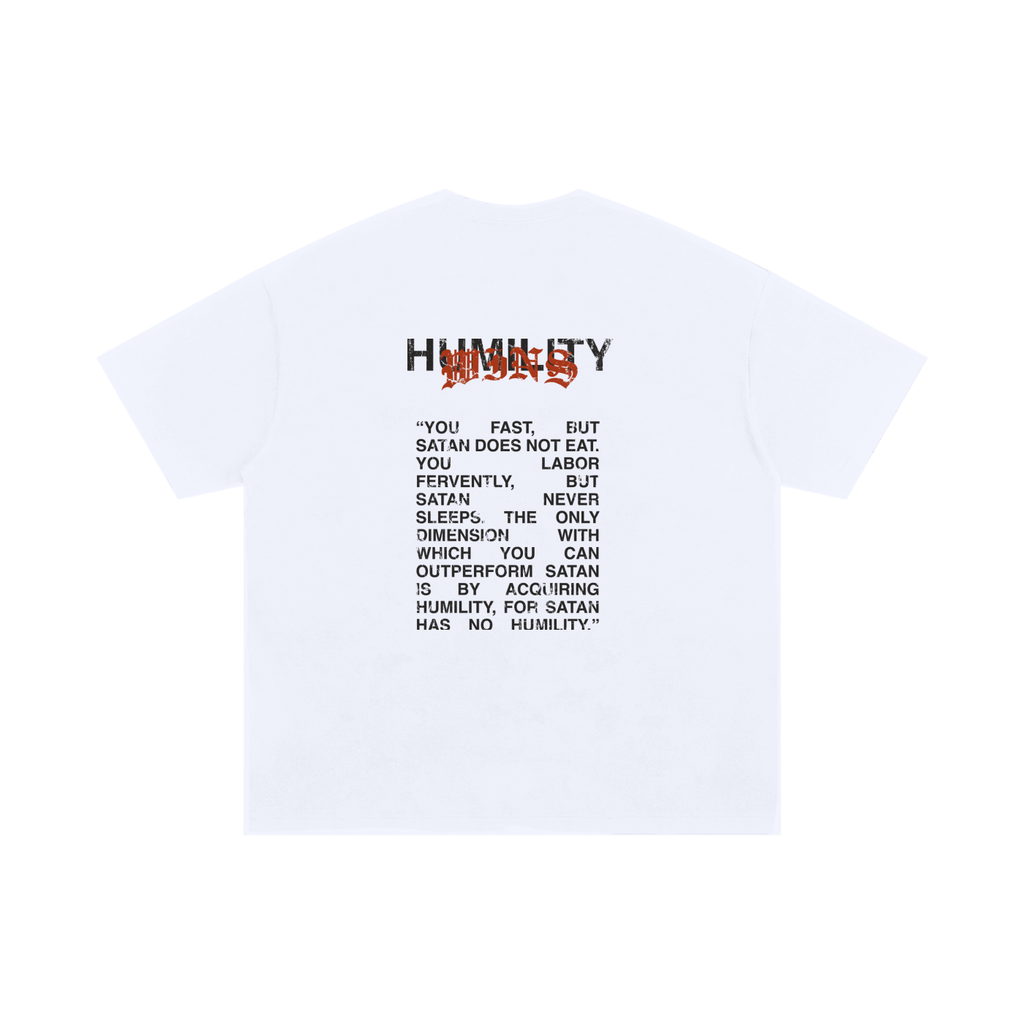 2XL & UP | Humility Wins | White