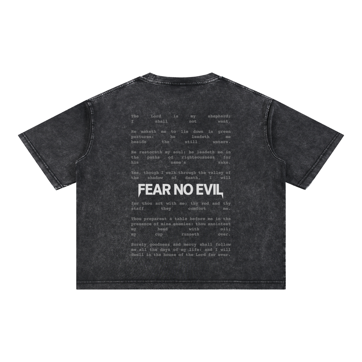 Boxy 3.0 | Through The Valley-Fear No Evil | Retro Wash Black