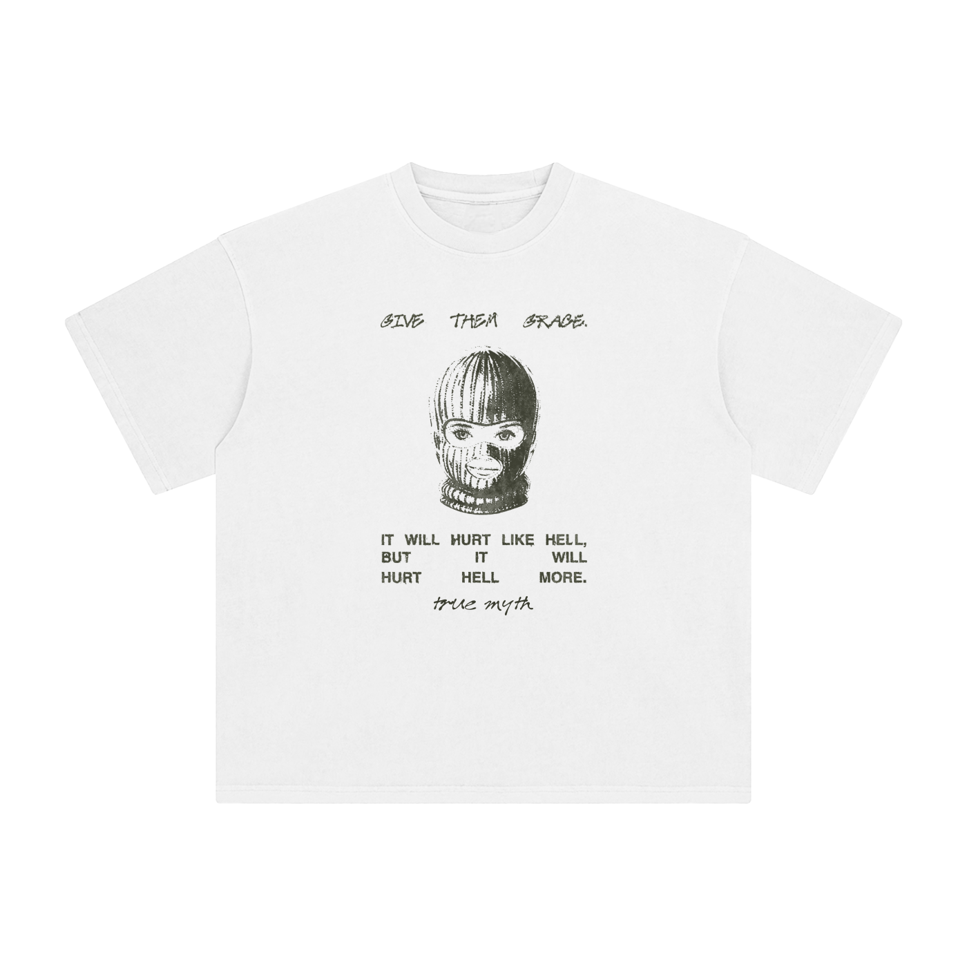Retro Wash Loose Fit | Give Them Grace | Retro Wash White