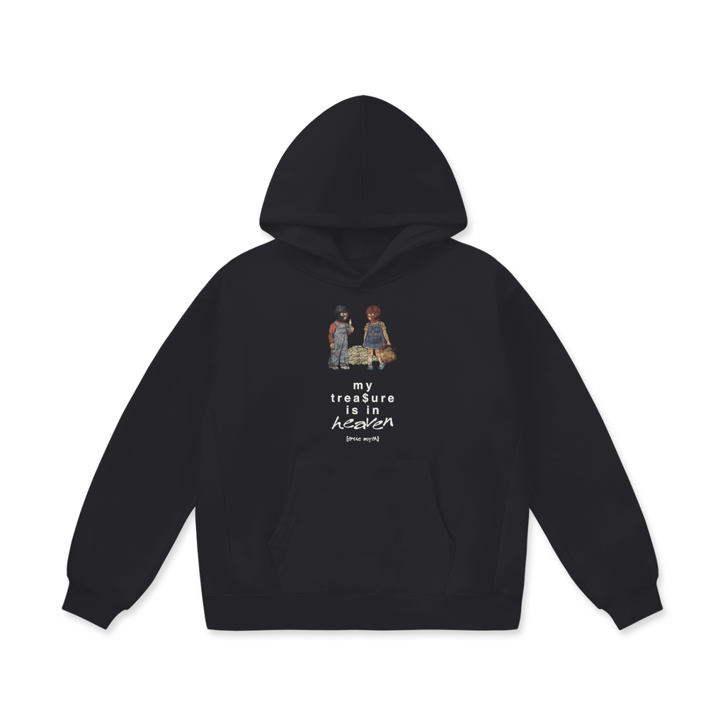My Treasure Is In Heaven 2XL & up hoodie, black, photo 4