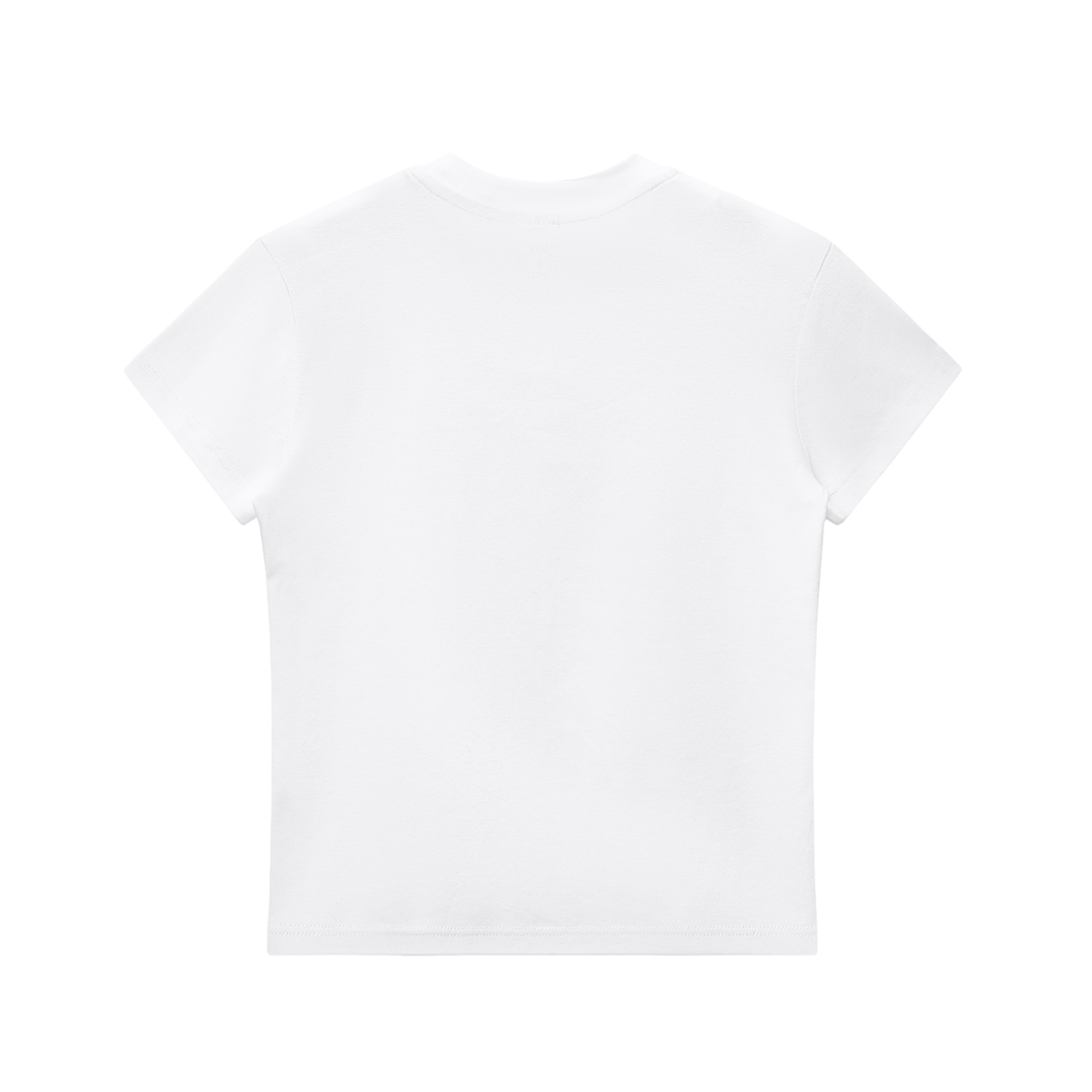 Ultra Slim Fit Body Con T-Shirt | True Freedom Horse | Red on White