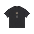 2XL & Up | Retro Wash Tee | My Treasure Is In Heaven | Black