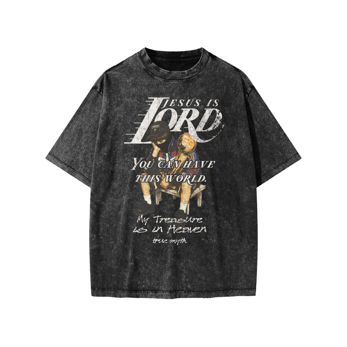 Jesus is Lord-Mamba Edition kids tee, black, photo 3