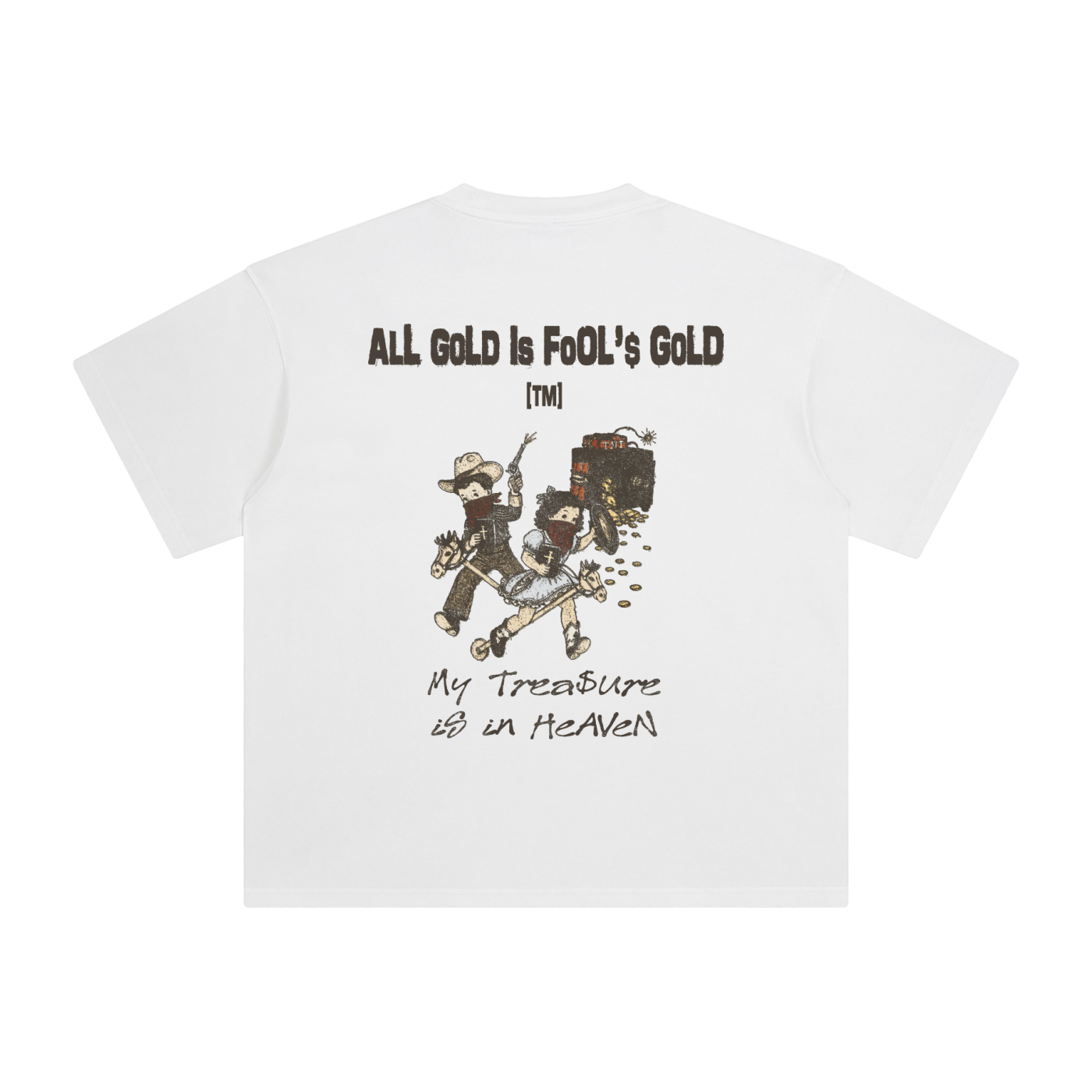COMING SOON | Retro Wash | All Gold Is Fool's Gold | White