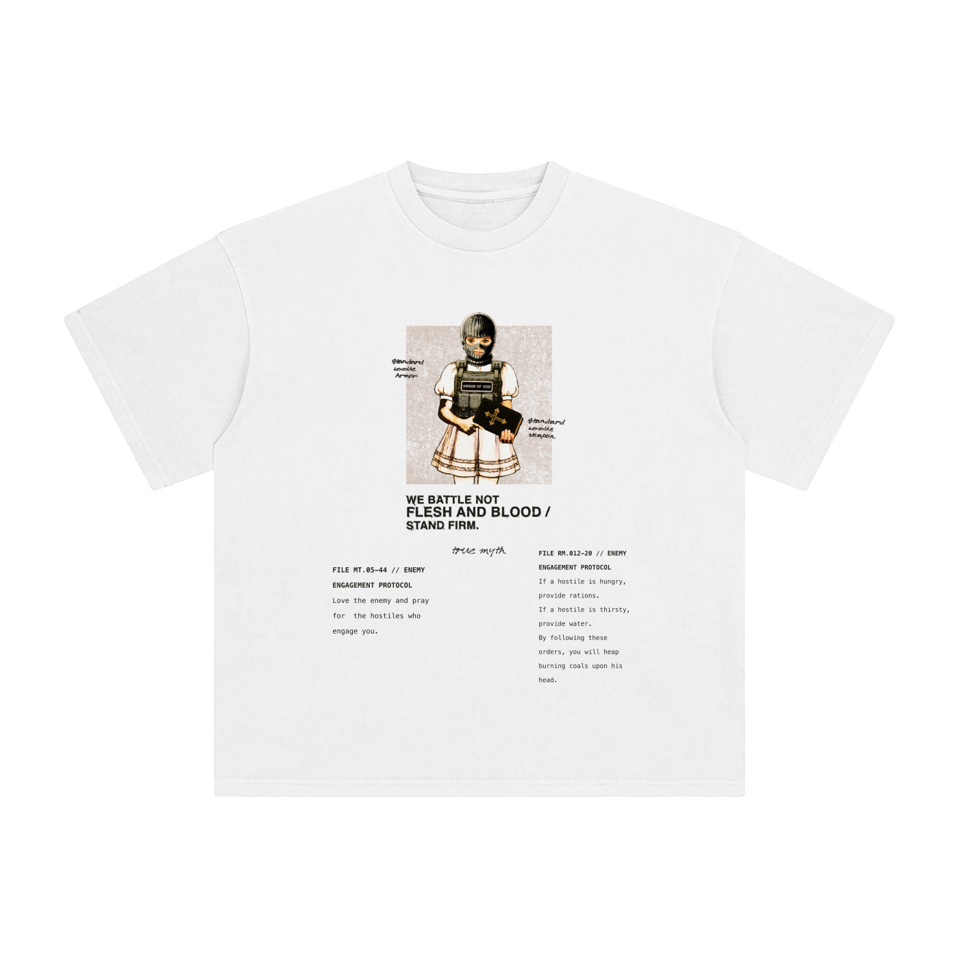 Retro Wash Loose Fit | Rules of Engagement | Retro Wash White