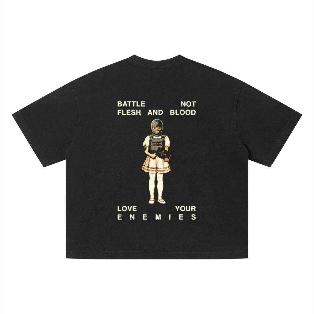 Boxy Cropped 2.0 | Rules of Engagement | Retro Wash Black