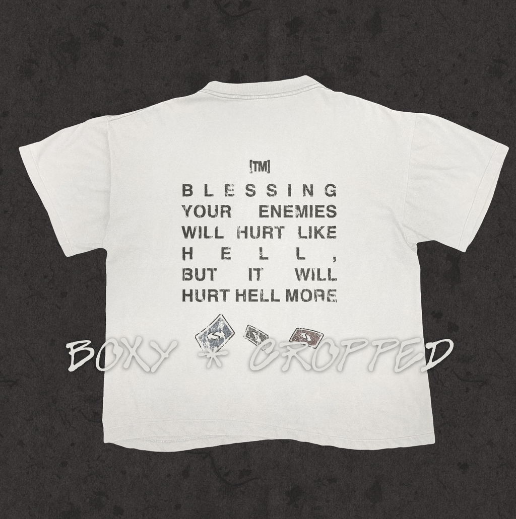 Boxy Cropped 1.0 | Reverse Card | White