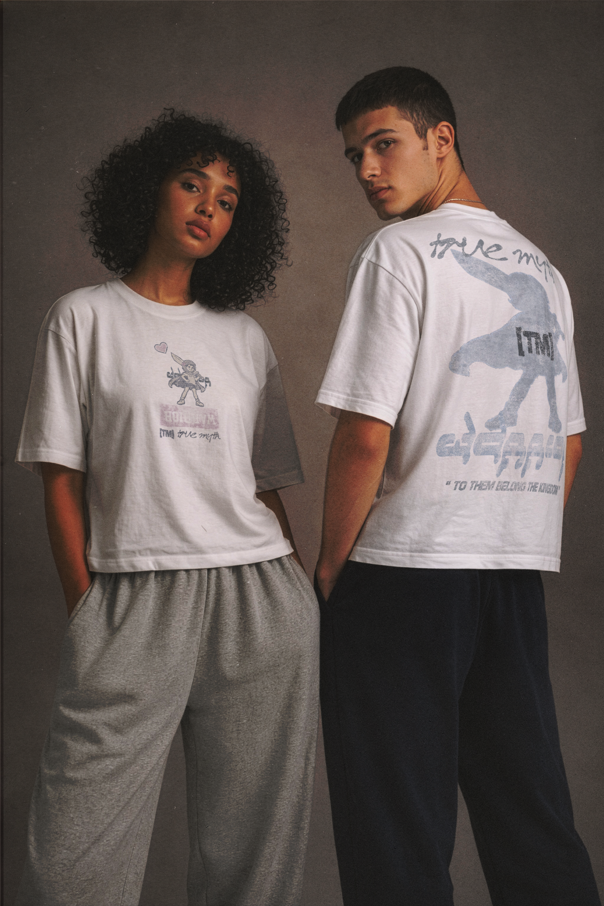 Boxy Cropped Tee (White) | Warrior Girl