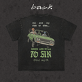Retro Wash Loose Fit | Ride or Die to SIn | Retro Wash Black