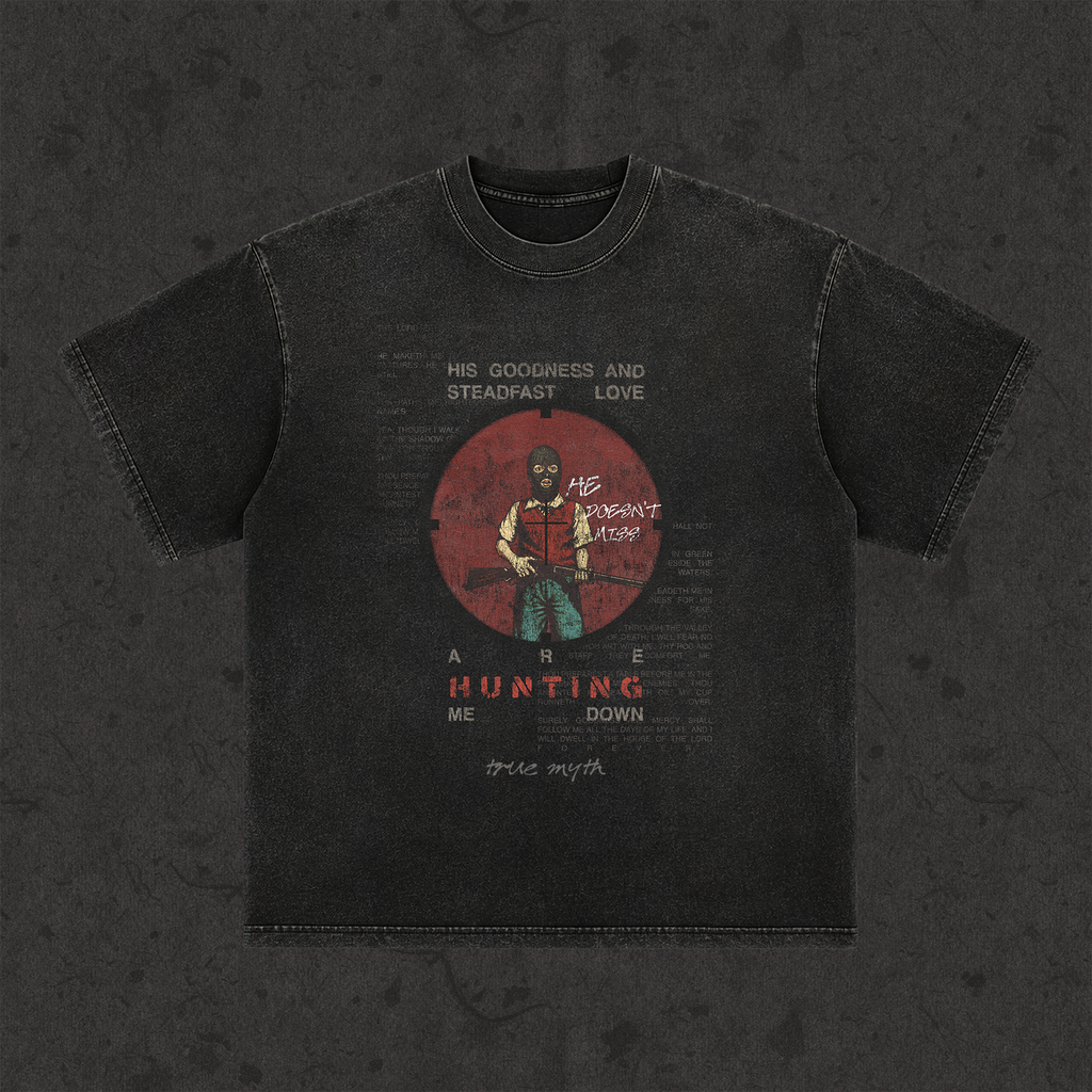 Retro Wash Loose Fit | Ps.23 The Hunt | Retro Wash Black