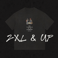 2XL & Up | Retro Wash Tee | My Treasure Is In Heaven | Black