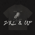 2XL & UP | Retro Wash Tee | Robbing Hell | Retro Wash Black